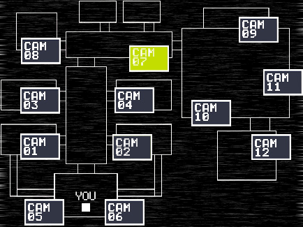 Blueprint Fnaf 2 Map Layout