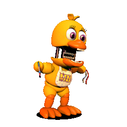 withered chica plush