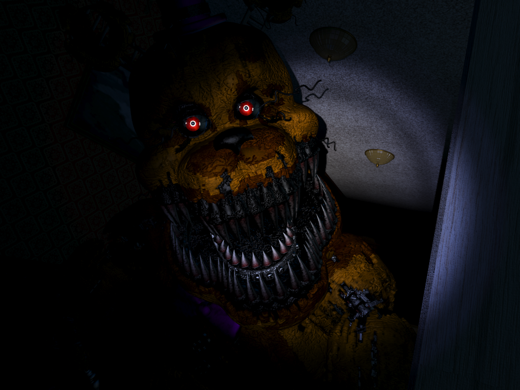 Fnaf 4 Nightmare Fredbear Full Body