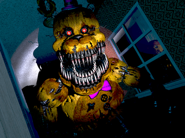 Image - Fredbear Righthall Close Brightened.png 