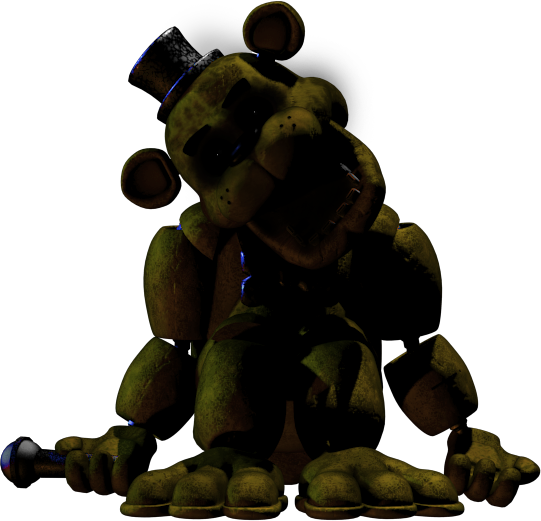 Idk what I was doing then I made fredbear/golden freddy doing DIO