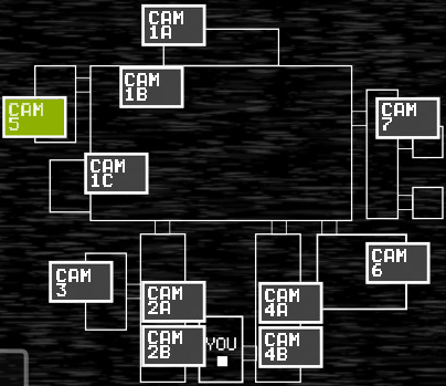 Fnaf 2 Map Layout Png