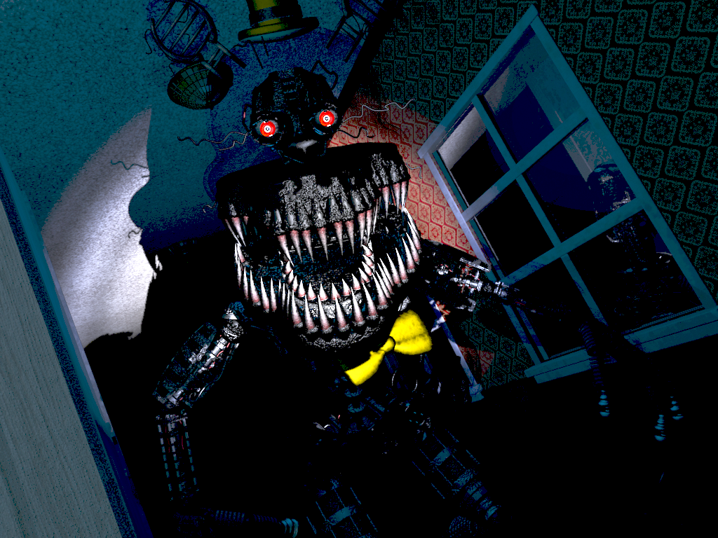 In Five Nights at Freddy's 2, these two 'shadow' animatronics rarely appear. Sha
