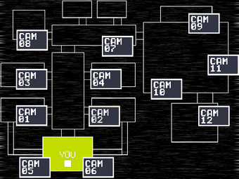 Fnaf 2 Map Layout Minecraft