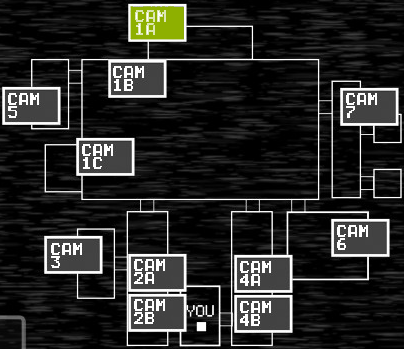 Fnaf 2 Map Layout