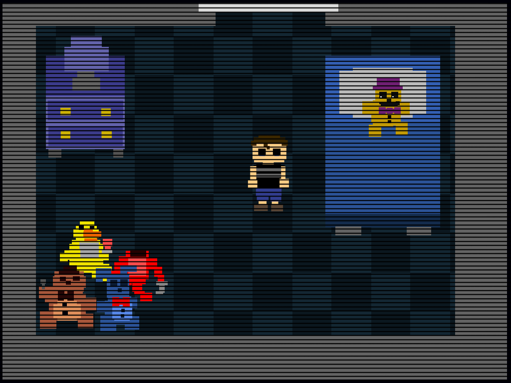 Why is fnaf four's minigame bedroom looks so different? (I think this is  the right flair) : r/fivenightsatfreddys