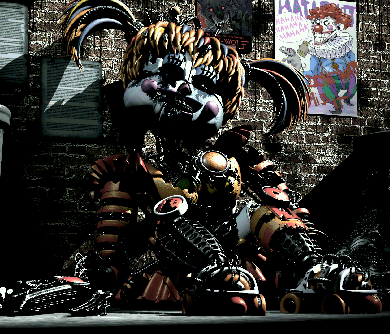 Scrap baby - Five Nights at Freddy&#039;s Minecraft Skin