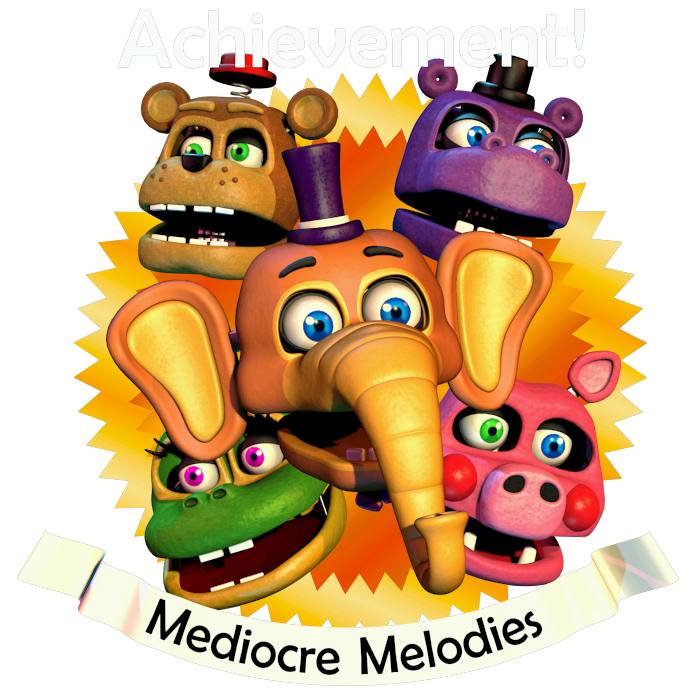 melodies mediocre fnaf fazbears fazbear achievements hippo roblox orville freddys 2509 nedd pigpatch fivenightsatfreddys animatronic pizzaria achievement pngitem resolução resolución