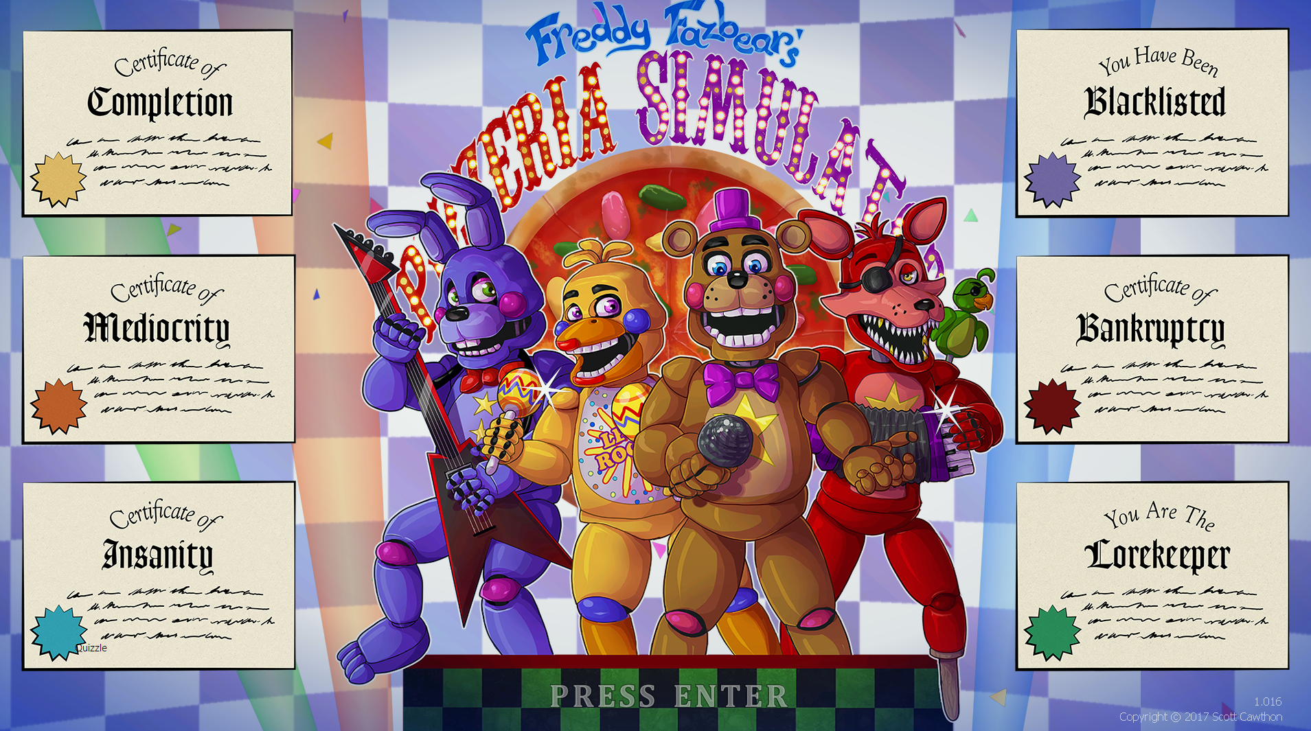 Resultado de imagen para Freddy Fazbear's PizzerÃ­a Simulator