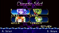 freedom planet characters select freedom planet characters select