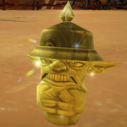 Golden robgoblin artifact