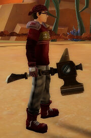 Brawler's Anvil Hammer of Rumbling held