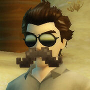 8bit moustache