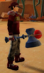 Brawler's Hammer of Rumbling held
