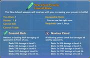 New School Flowing Emerald Blade item
