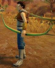 Archer's Composite Bow of Volleys held