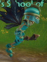 Daring Champion Cudgel held