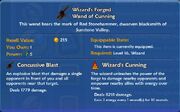 Wizard's Forged Wand of Cunning item