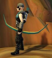 Archer's Composite Bow of Blizzards held