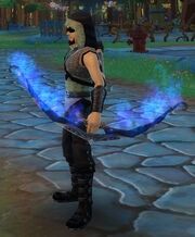 Frostflame Bow held