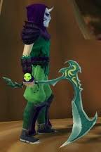 Pro Ninja Scythe held