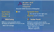 Brawler's Drill Hammer of Cheapshot item