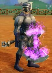 Burning Pink Flair Shard held