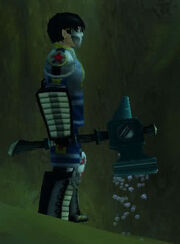 Aqua Anvil held