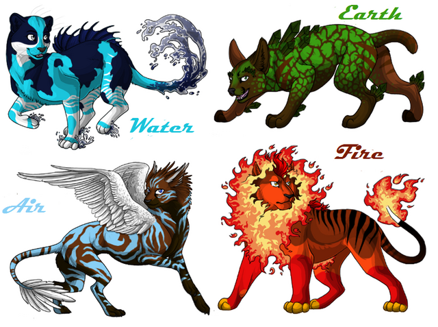 Image - Elemental cat breedables by chibiwolf1005-d4e5pgb.png | Free ...