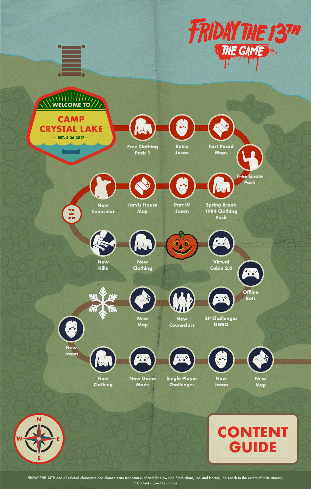 Road Map Friday The 13th Game Wiki Fandom