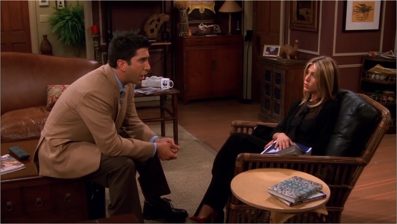 Ross og Rachel dating i museet
