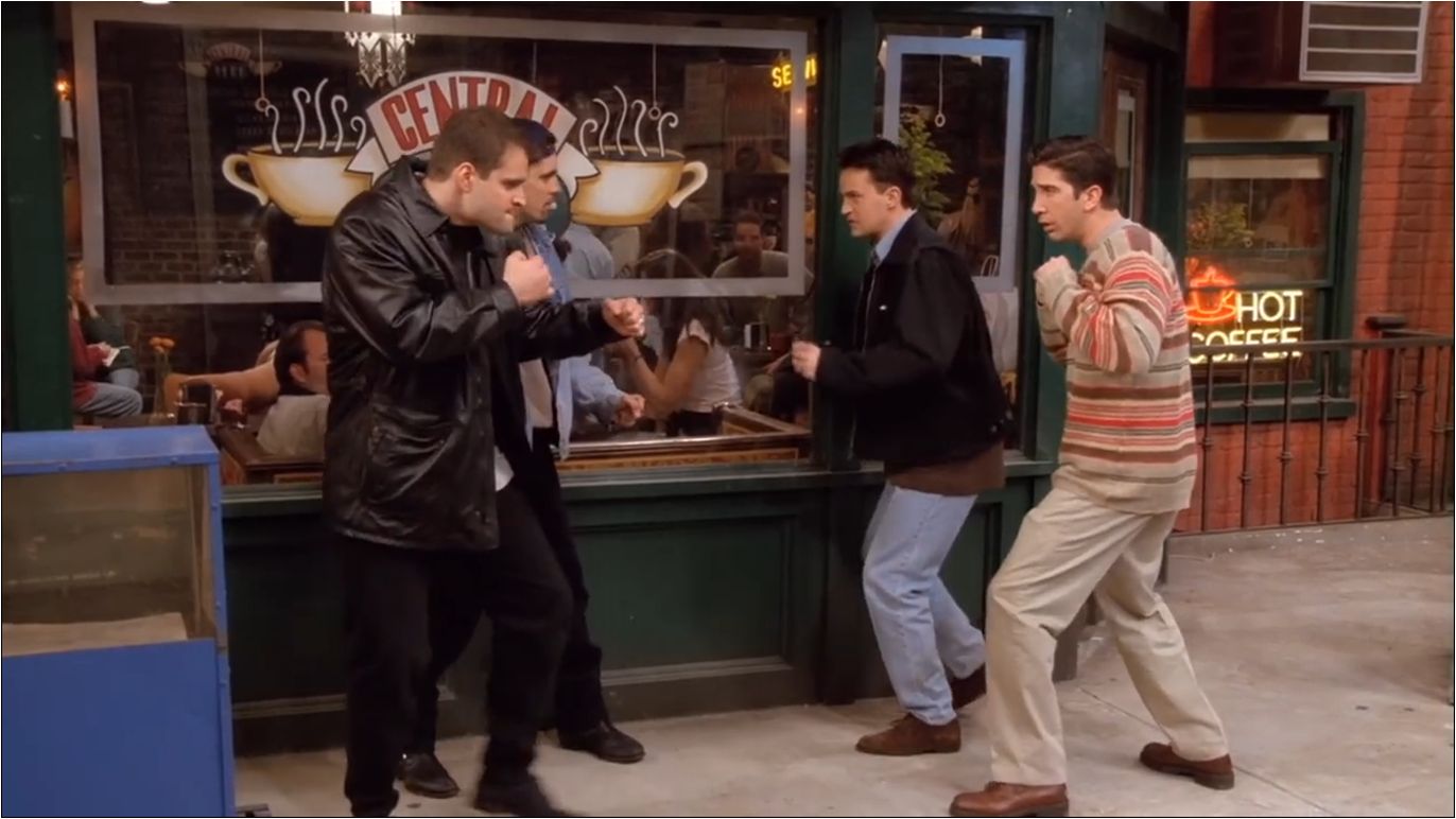 The One With Bullies Friends Central Fandom Powered By Wikia 45th Overall Episode Of Friends