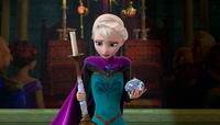 Elsa taç giyme konusunda endişeli