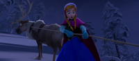 Sven and Anna save Kristoff