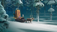 Sven and Olaf returning to Arendelle