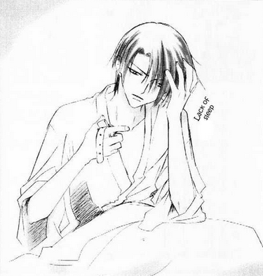 Hatori Sohma- From the front of one of the manga volumes (This is not fanart)
