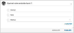 Sondage Discussions