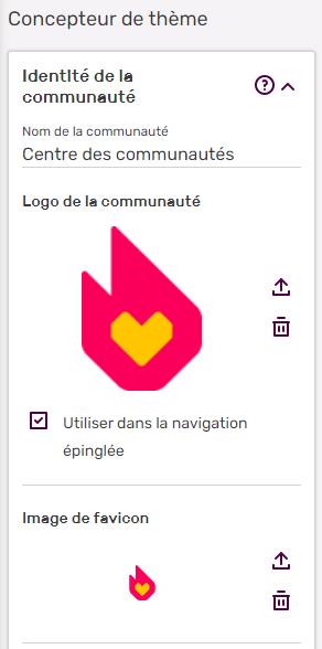 Aide favicon menu