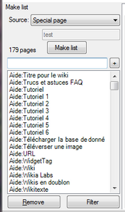 AWB - make list