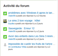 Activité forum