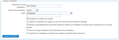 Blocage