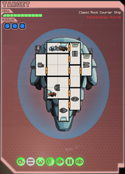 Rock courier ship