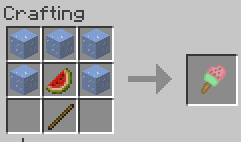 Melon ice pop