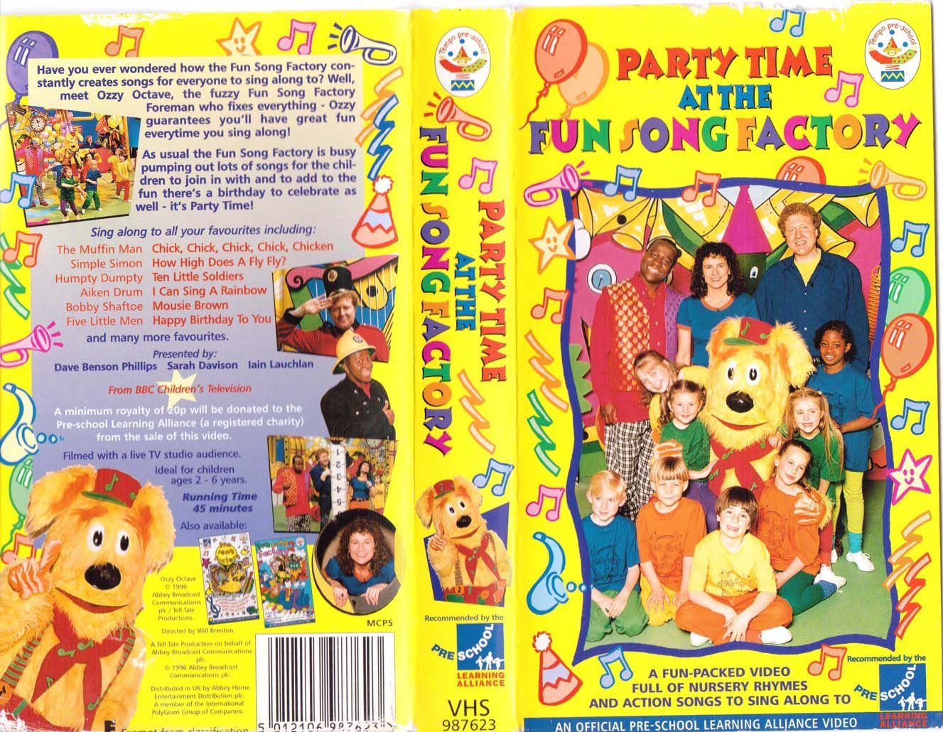 Image - Party Time at the Fun Song Factory original VHS ...