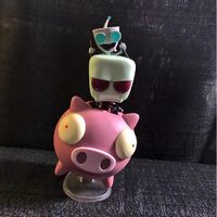 zim and gir on the pig funko pop