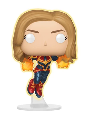 captain marvel flying funko