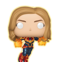 funko pop captain marvel flying