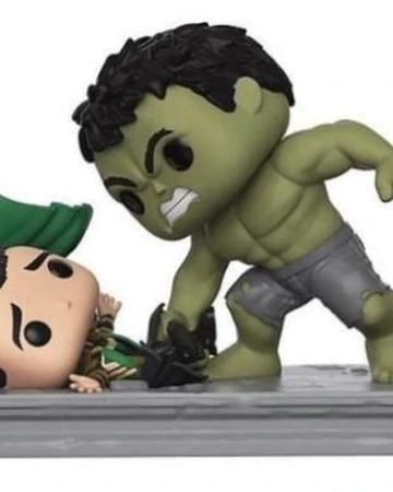 pop hulk smashing loki