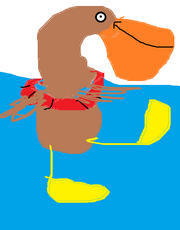 Pete peilcan with floatie