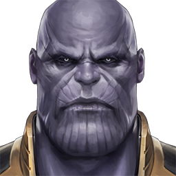 Thanos Face Transparent